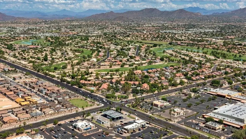 vista aérea de Arizona