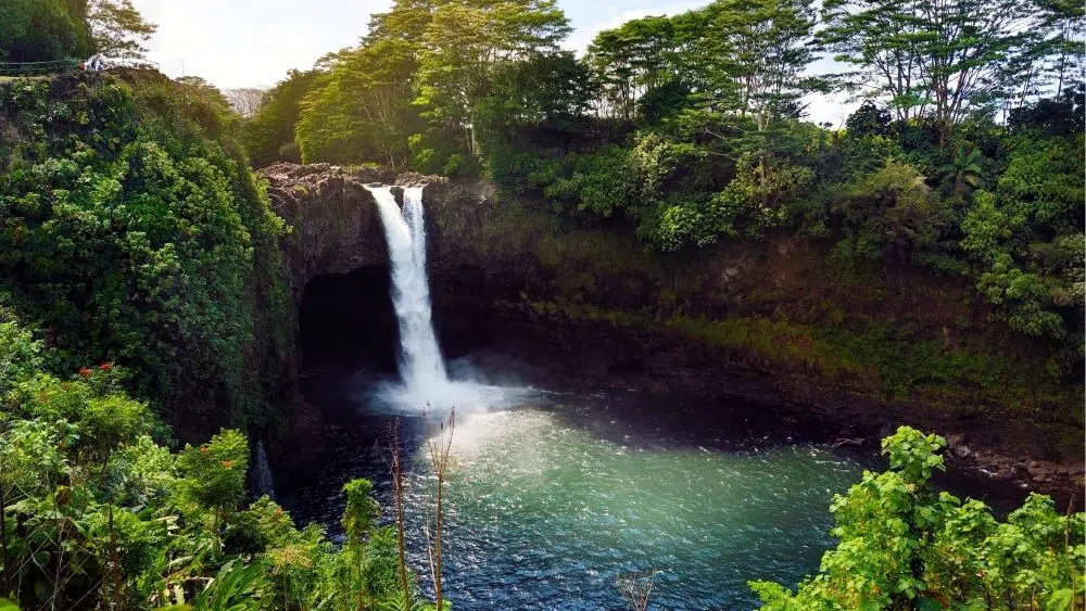 cascadas en hilo, hawai